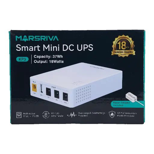 MINI DC UPS 18W 10000mAh Marsriva KP3